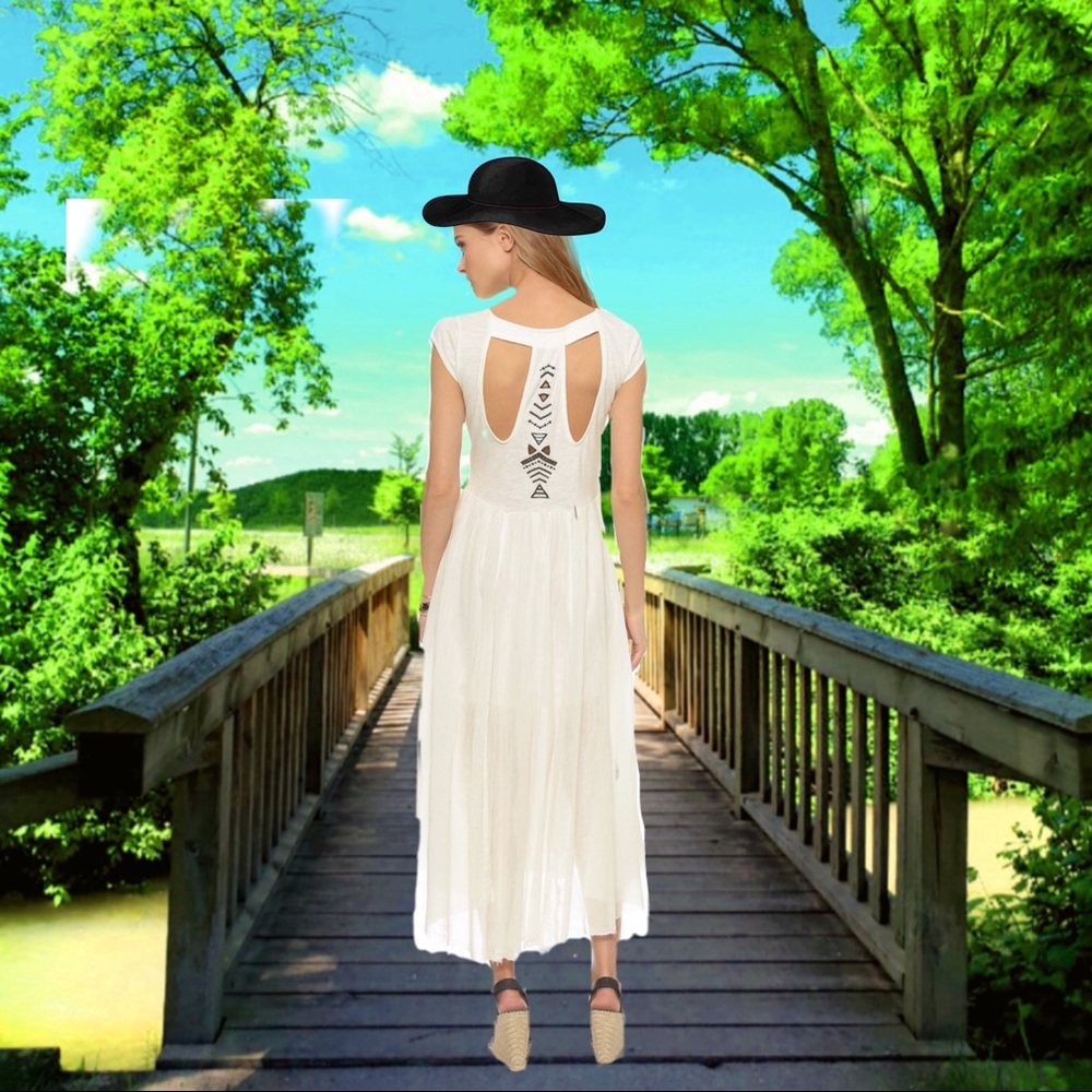Free People Toosaloosa Midi Dress - Picture 3 of 4